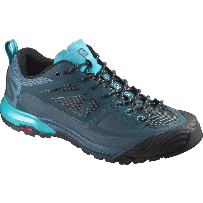 SALOMON X ALP SPRY W Philippines - Women's Hiking Boots - Turquoise | 763591-ABO